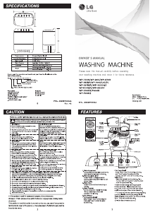 Handleiding LG WP-900RP Wasmachine