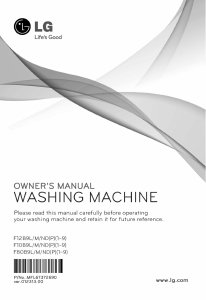Manual LG F80B9LD Washing Machine