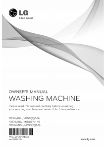 Manual LG F10B8ND5 Washing Machine