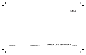 Manual de uso LG GW550H Teléfono móvil