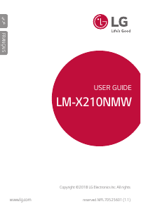 كتيب ال جي LM-X210NMW هاتف محمول