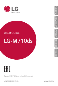 Handleiding LG M710ds Mobiele telefoon