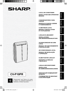 Manuale Sharp CV-P10PR Condizionatore d’aria