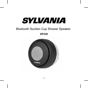 Handleiding Sylvania SP230-D Luidspreker
