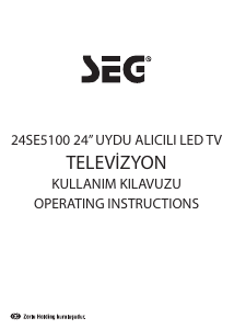 Handleiding SEG 24SE5100 LED televisie
