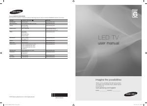 Handleiding Samsung UA55C6200UR LED televisie