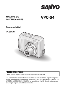 Manual de uso Sanyo VPC-S4 Xacti Cámara digital