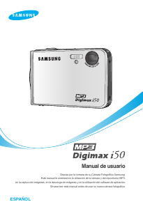 Manual de uso Samsung Digimax i50 Cámara digital