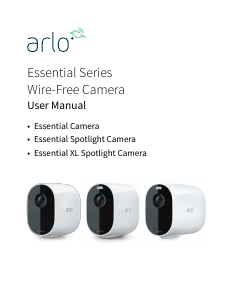 Handleiding Arlo Essential XL Spotlight IP camera