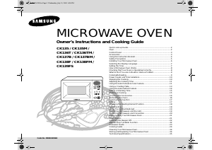 Manual Samsung CK137BR Microwave