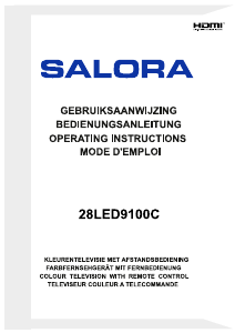 Handleiding Salora 28LED9100C LED televisie