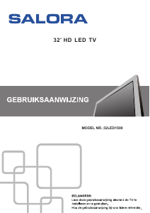 Mode d’emploi Salora 32LED1500 Téléviseur LED