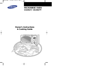 Manual Samsung CE2927R Microwave