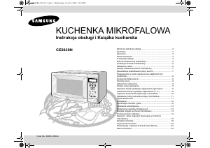 Instrukcja Samsung CE2638N Kuchenka mikrofalowa