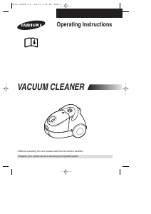 Manual Samsung SC5125 Vacuum Cleaner