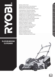 Manuale Ryobi OLM1840H Rasaerba