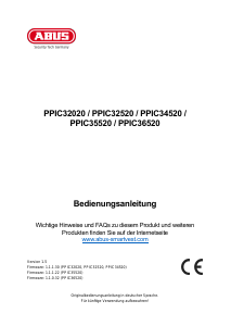 Bedienungsanleitung Abus PPIC32020 IP Kamera