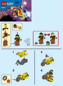 Bruksanvisning Lego set 60297 City Stuntcykel med rivning