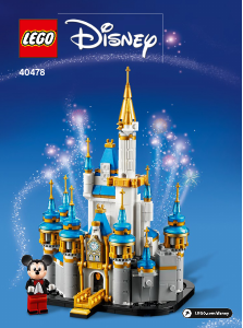 Manual de uso Lego set 40478 Disney Mini Castillo Disney