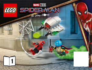 Manuale Lego set 76184 Super Heroes Spider-Man e l’attacco con il drone di Mysterio