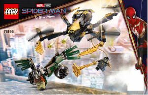 Handleiding Lego set 76195 Super Heroes Spider-Man's droneduel