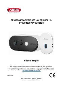 Mode d’emploi Abus PPIC90520 Caméra IP