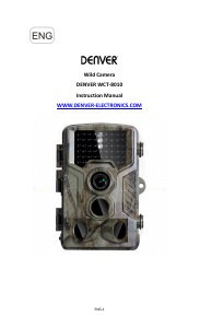 Manual Denver WCT-8010 Action Camera