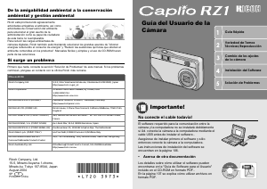 Manual de uso Ricoh Caplio RZ1 Cámara digital