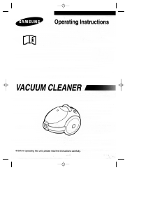 Manual Samsung VC-6816H Vacuum Cleaner