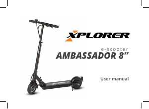 Handleiding Xplorer Ambassador Elektrische step