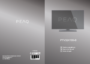 Bedienungsanleitung PEAQ PTV324100-B LED fernseher