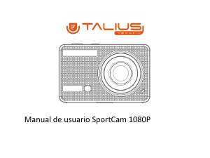 Manual de uso Talius SportCam 1080P Action cam