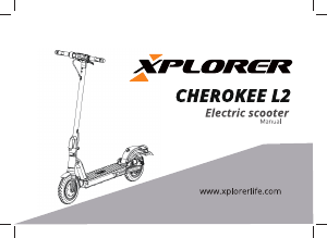 Handleiding Xplorer Cherokee L2 Elektrische step