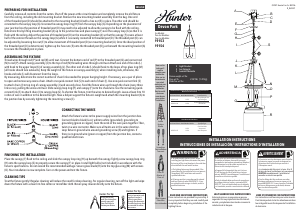 Mode d’emploi Hunter 19153 Devon Park Lampe