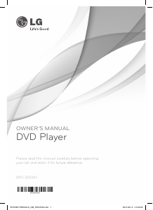 Manual LG DKS-2000H DVD Player