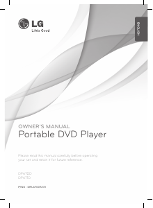 Manual LG DP671D DVD Player