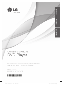 Manual LG DP527 DVD Player