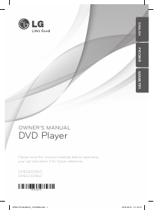 Manual LG DP827 DVD Player