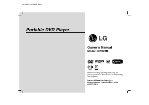 Manual LG DP272B-P DVD Player