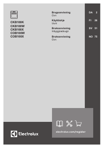 Bruksanvisning Electrolux CKB100W Ugn