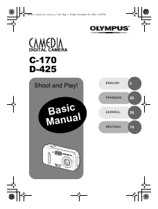 Manual de uso Olympus C-170 Cámara digital