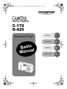 Manual de uso Olympus D-425 Cámara digital