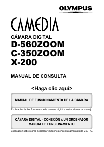 Manual de uso Olympus X-200 Cámara digital