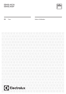 Mode d’emploi Electrolux EB4SL40CN Four