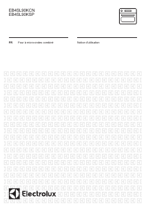 Mode d’emploi Electrolux EB4SL90KCN Four