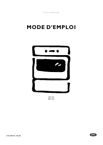 Mode d’emploi Electrolux EBL4XSW Four