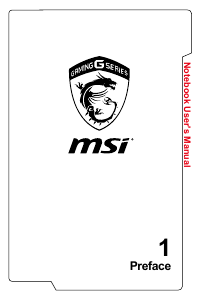 Handleiding MSI GP72 6QE Leopard Pro Laptop