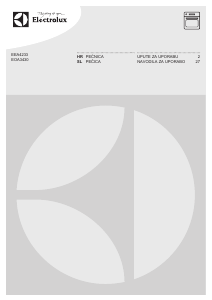 Priručnik Electrolux EOA3430AOX Pećnica