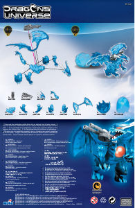 Käyttöohje Mega Bloks set 95120 Dragons Universe Hydrobolt