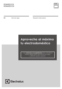 Manual de uso Electrolux EOA9S31CX Horno